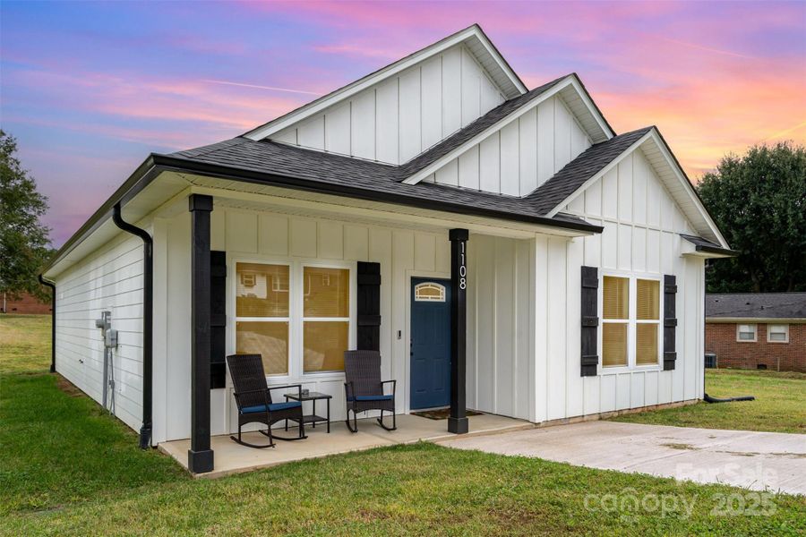 Front exterior of a new home in , Shelby, NC, highlighting curb appeal (Image 2). Front exterior of a new home in , Shelby, NC, highlighting curb appeal (Image 2).