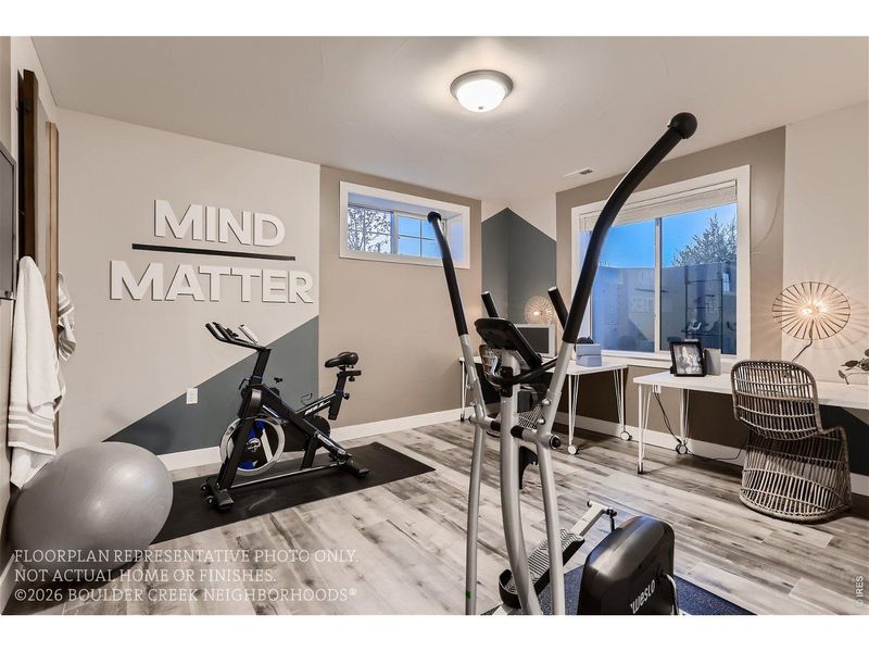 Furnished interior view inside a new home in , Broomfield (Image 33).