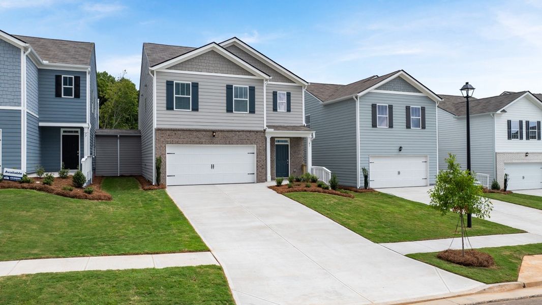 Representative exterior photo of a completed home built from the Robie by D.R. Horton in Rolling Meadows, Jasper, GA (Image 2).