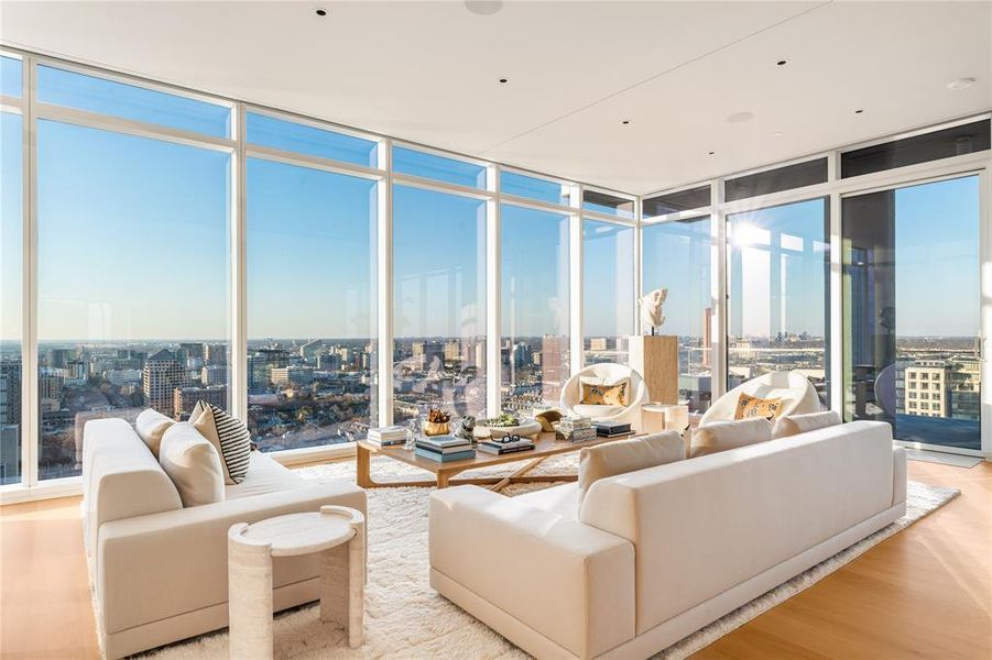 Furnished interior view inside a new home in , Dallas (Image 17).