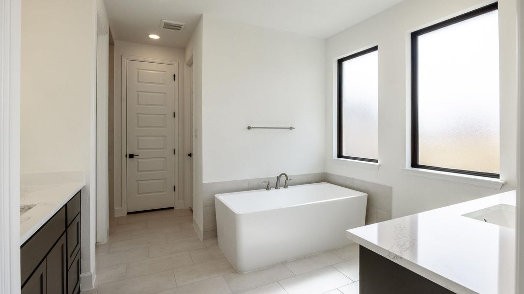 Furnished interior view inside a new home in Lariat 60', Liberty Hill (Image 6).