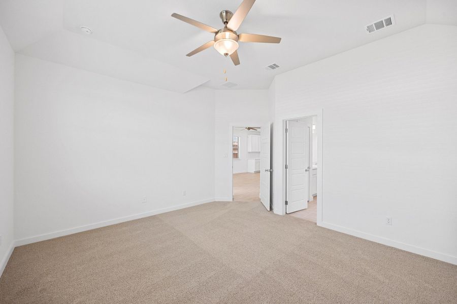 Primary Suite in the Oak home plan by Trophy Signature Homes – REPRESENTATIVE PHOTO Primary Suite in the Oak home plan by Trophy Signature Homes – REPRESENTATIVE PHOTO