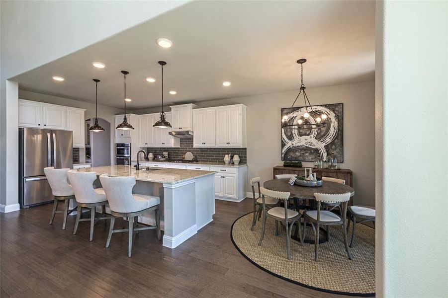 Beazer Homes Heath Golf and Yacht Club Madison Floorplan. This is not a photo of the actual home, but is a photo of the Madison floorplan.