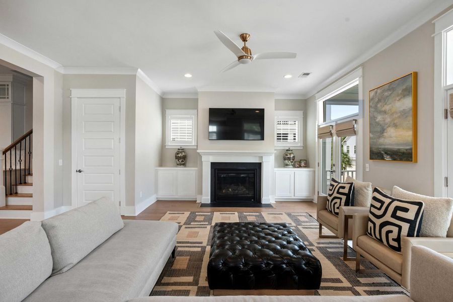 Furnished interior view inside a new home in , Mount Pleasant (Image 12).