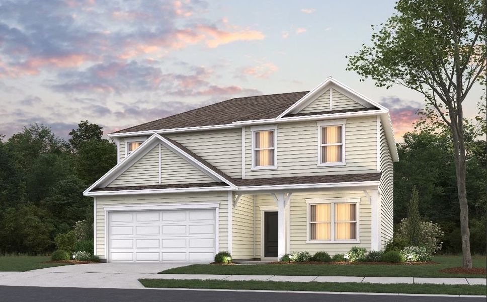 Representative exterior photo of a completed home built from the Aspire by Pulte Homes in Carriage Estates, Lexington, SC (Image 17). Representative exterior photo of a completed home built from the Aspire by Pulte Homes in Carriage Estates, Lexington, SC (Image 17).