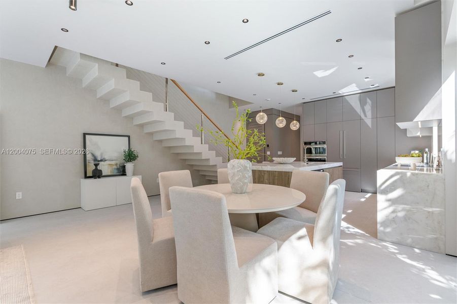 Furnished interior view inside a new home in , Miami (Image 12).