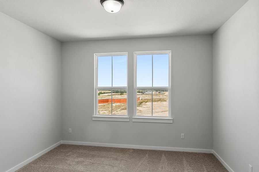 Spacious, unfurnished interior of a new home in Terrace Collection at Lariat, Liberty Hill (Image 34). Spacious, unfurnished interior of a new home in Terrace Collection at Lariat, Liberty Hill (Image 34).