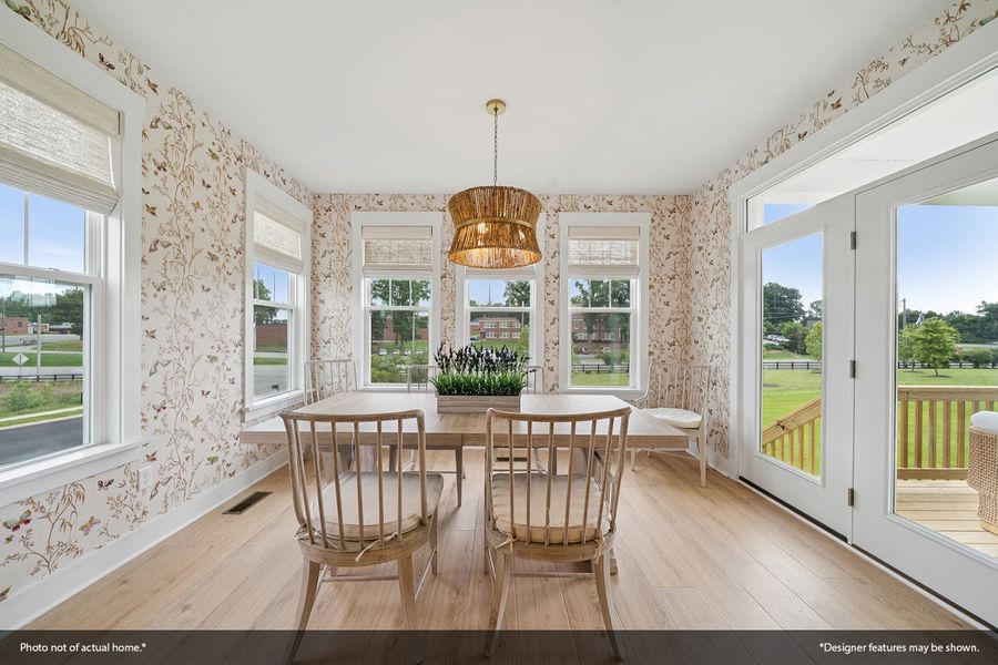 Furnished interior view inside a new home in Sweetbrier, Durham (Image 14).