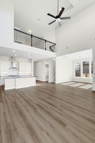 Spacious, unfurnished interior of a new home in Blackhawk, Pflugerville (Image 26).