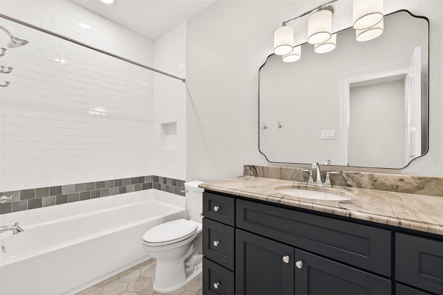 Secondary bath upstairs