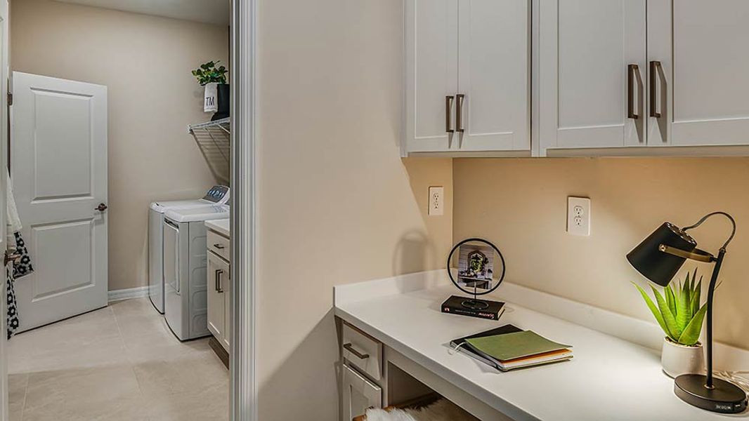 Representative furnished interior of a home built from the Amelia by Taylor Morrison in Brookland Park, Auburndale (Image 10).