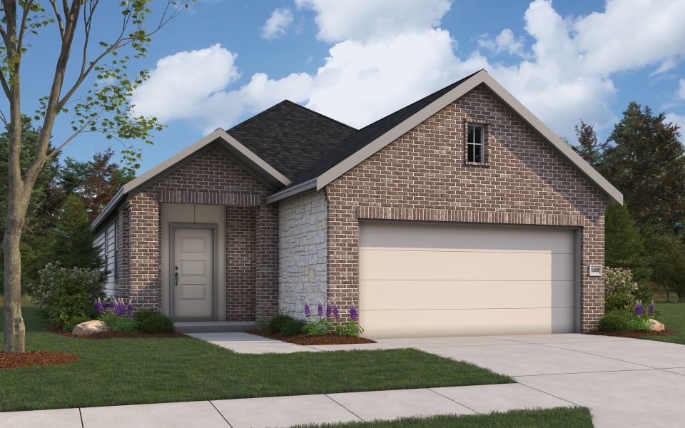 Rendering of floor plan. Colors and features may differ from shown representation. Rendering of floor plan. Colors and features may differ from shown representation.