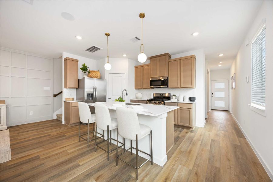 Furnished interior view inside a new home in Pinehaven, Houston (Image 7).