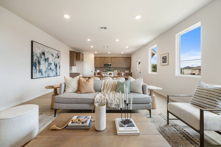 Representative furnished interior of a home built from the Sierra by Ashton Woods in Berry Creek Highlands, Georgetown (Image 5).