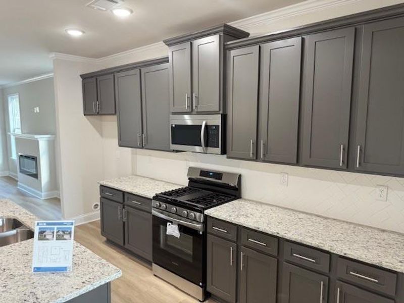 Furnished interior view inside a new home in Cooper's Walk, Loganville (Image 6).