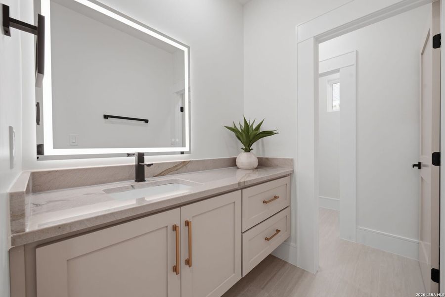 Furnished interior view inside a new home in , San Antonio (Image 12).