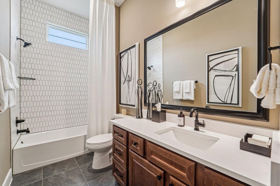 Furnished interior view inside a new home in Briarley, Montgomery (Image 58).
