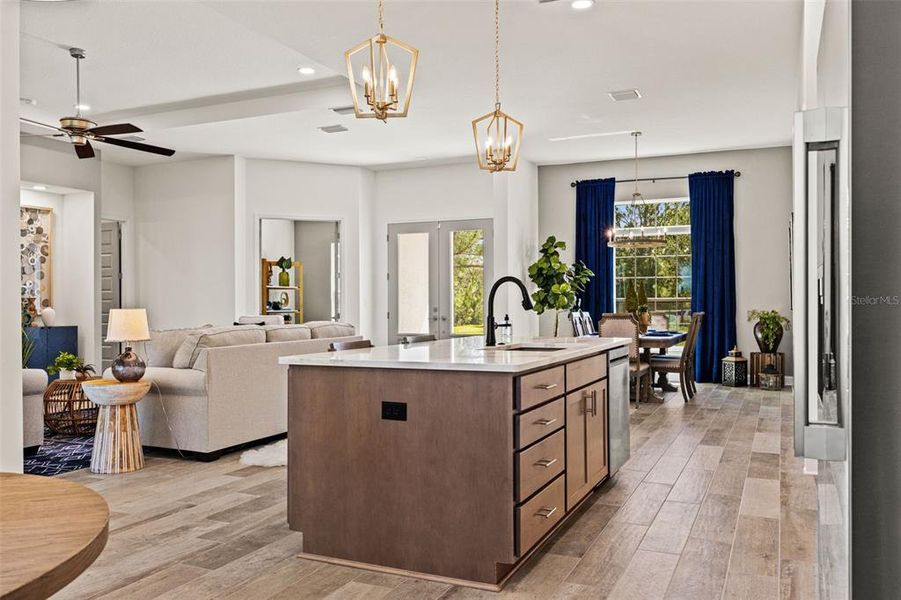 Furnished interior view inside a new home in , Lecanto (Image 5).