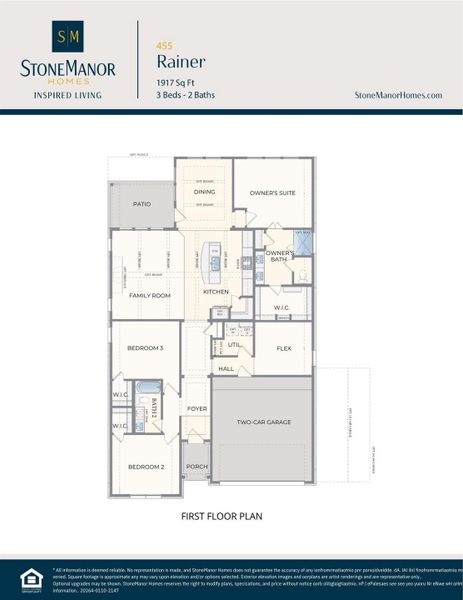 2D floor plan layout of this home in WaterStone, Montgomery, TX (Image 5). 2D floor plan layout of this home in WaterStone, Montgomery, TX (Image 5).