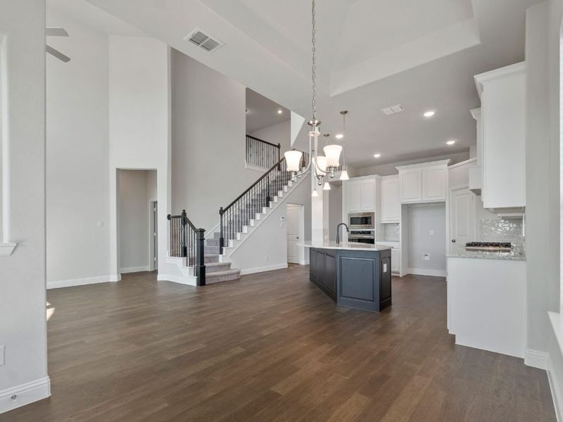 Representative furnished interior of a home built from the Weston by Landon Homes in East Village - Classic Series, Frisco (Image 10). Representative furnished interior of a home built from the Weston by Landon Homes in East Village - Classic Series, Frisco (Image 10).