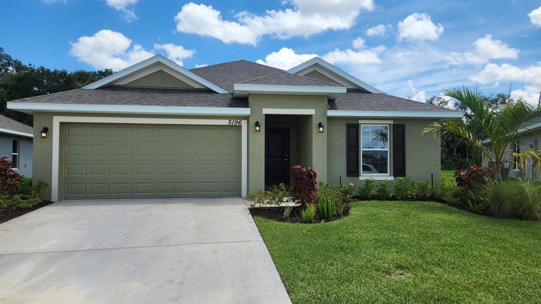 Furnished interior view inside a new home in Waterstone 52, Fort Pierce (Image 8).
