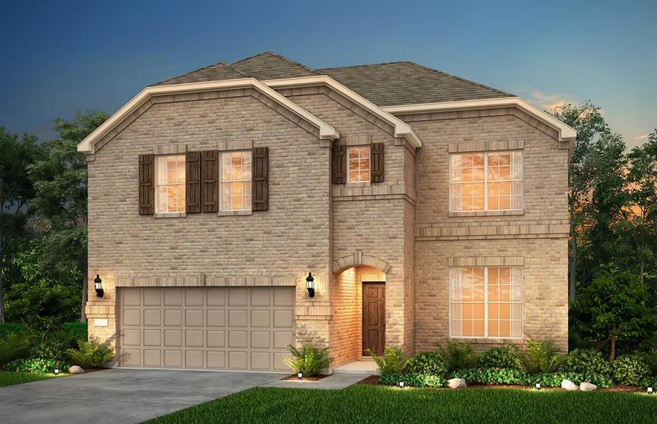 NEW CONSTRUCTION: Beautiful two-story home available at Anna Town Square.