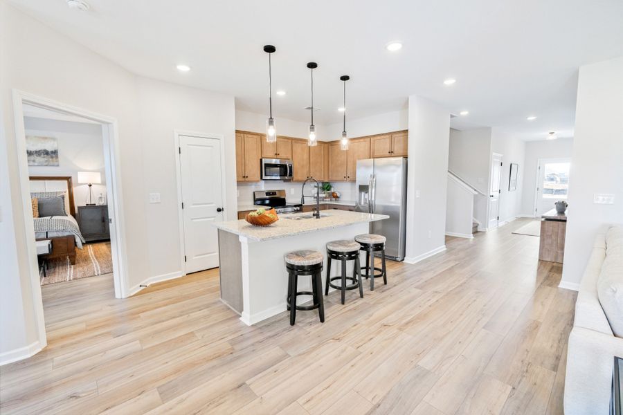 Furnished interior view inside a new home in The Oaks, Clarksville (Image 15).