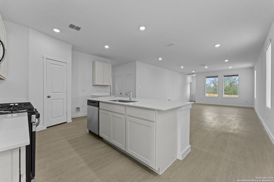 Furnished interior view inside a new home in Hightop Ridge, Converse (Image 8).
