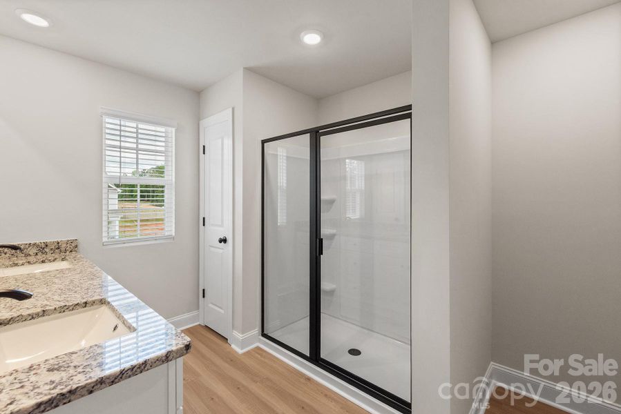 Furnished interior view inside a new home in Ascot Woods, Charlotte (Image 7).