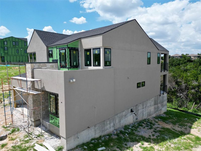 In-progress construction of a new home in , Austin, TX (Image 12).