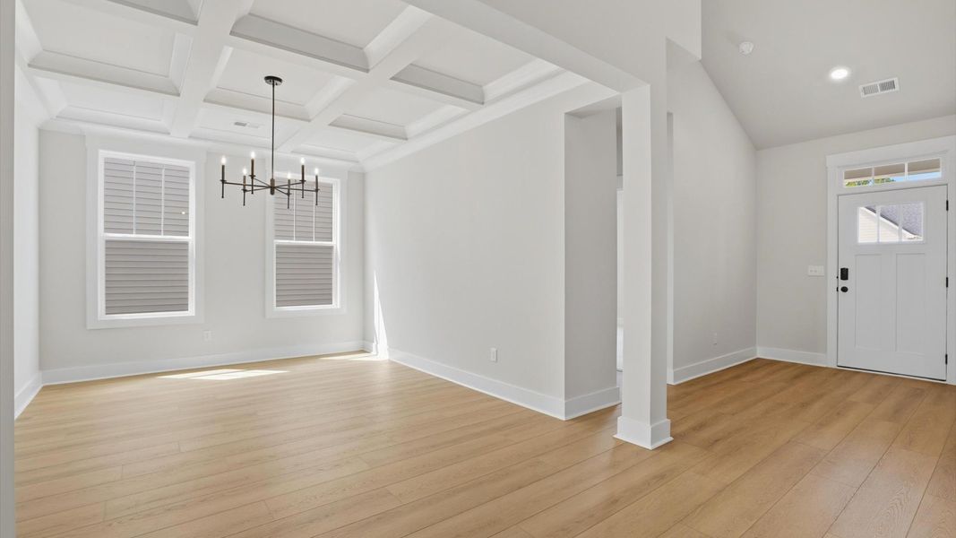 Furnished interior view inside a new home in Iris Meadows, Moore (Image 9).