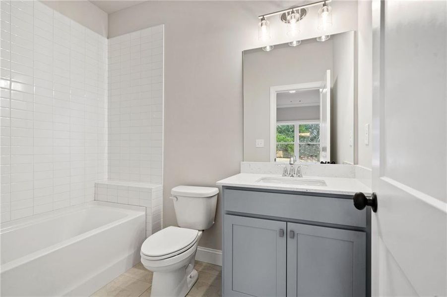 Furnished interior view inside a new home in , Marietta (Image 31).
