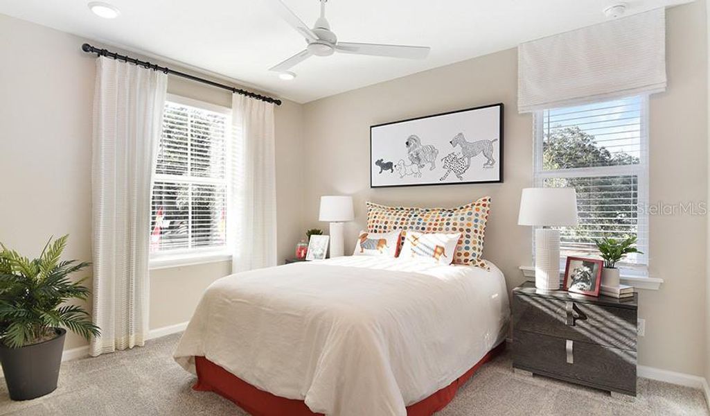 Furnished interior view inside a new home in Seasons at Shores of Lake Dell, Dundee (Image 17).