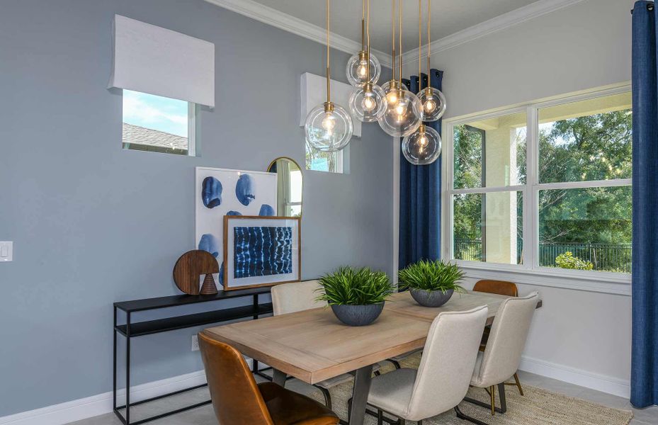 Furnished interior view inside a new home in Del Webb Stone Creek, Ocala (Image 10). Furnished interior view inside a new home in Del Webb Stone Creek, Ocala (Image 10).