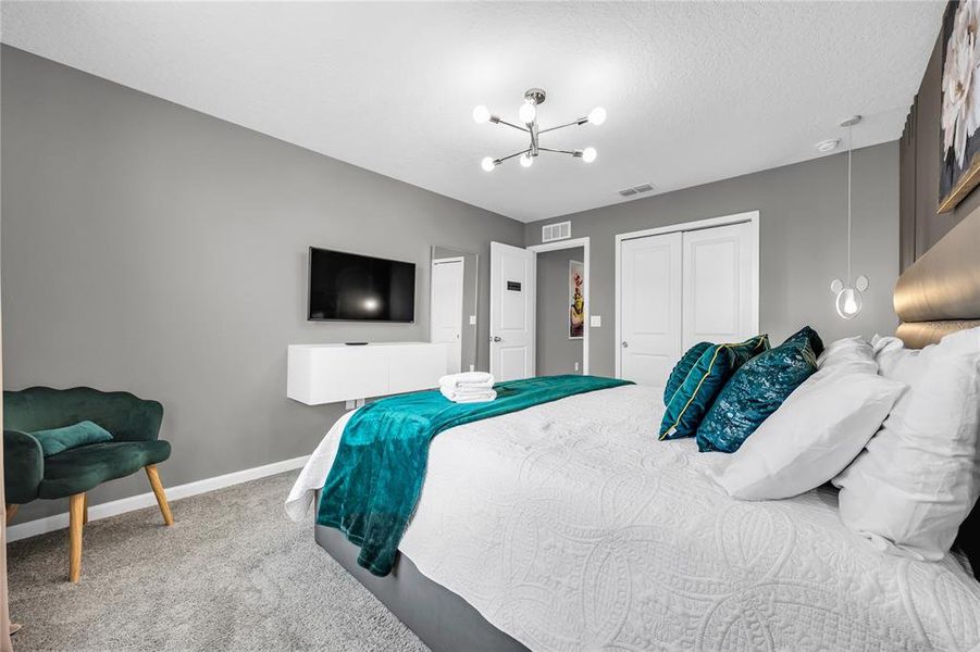 Furnished interior view inside a new home in , Kissimmee (Image 27).