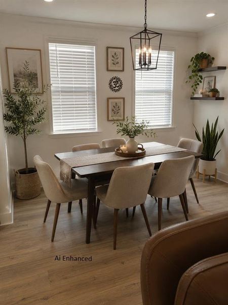 Furnished interior view inside a new home in Park at Ansleigh Farms, Dallas (Image 9).