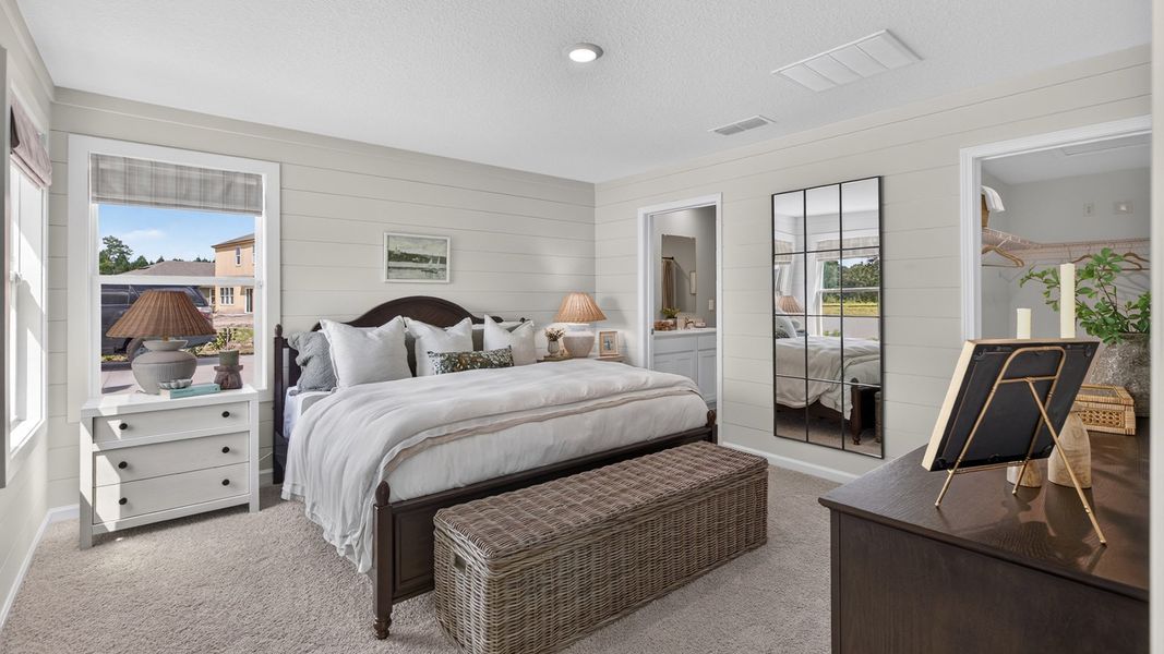 Furnished interior view inside a new home in Liberty Cove, Yulee (Image 12). Furnished interior view inside a new home in Liberty Cove, Yulee (Image 12).