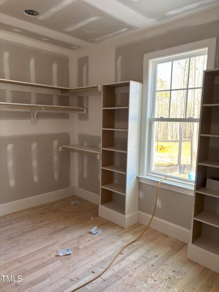 main bedroom custom closet