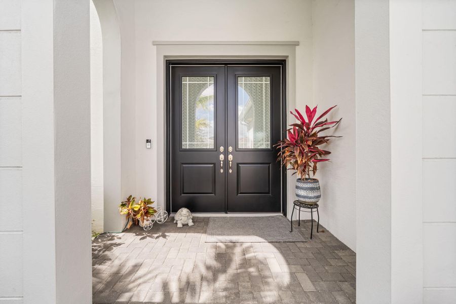 Double Door Entry to Your New Home