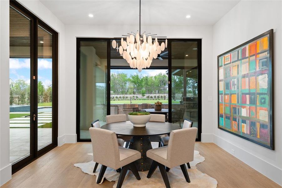 Furnished interior view inside a new home in , Frisco (Image 33).