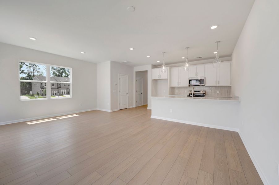 Spacious, unfurnished interior of a new home in Amplitude, Charlotte (Image 14). Spacious, unfurnished interior of a new home in Amplitude, Charlotte (Image 14).