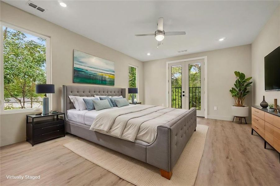 Furnished interior view inside a new home in , Decatur (Image 5).