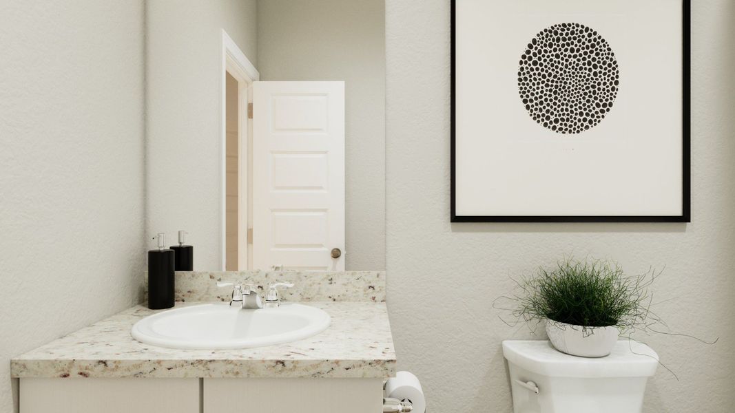 Representative interior finishes for a home built from the The Griffith by Legend Homes in Ridgeland Hills, Willis (Image 14).