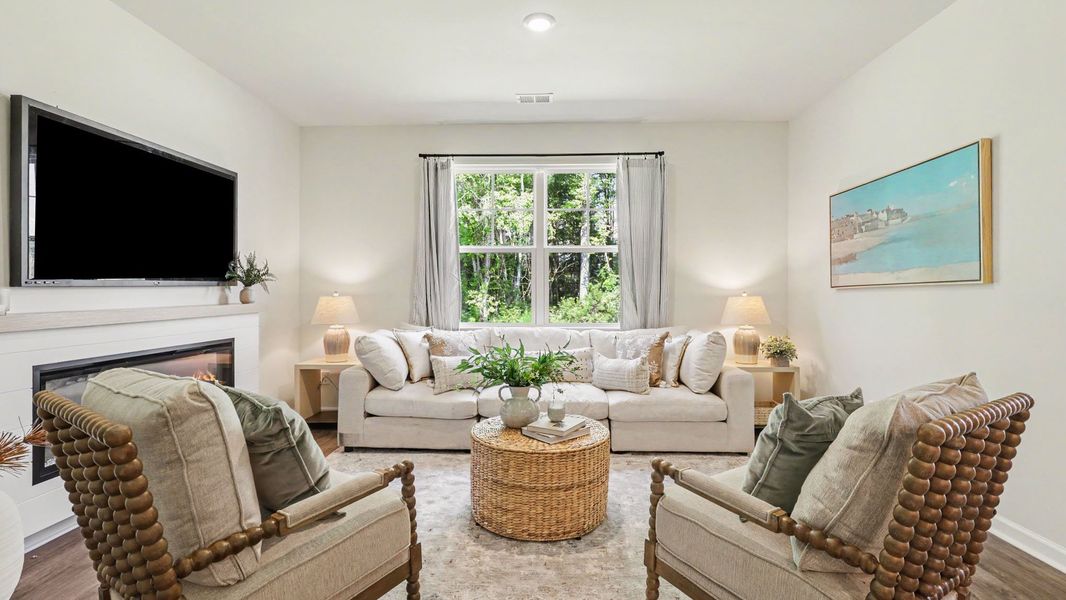 Furnished interior view inside a new home in The Bluffs at Mill Creek, Florence (Image 6).