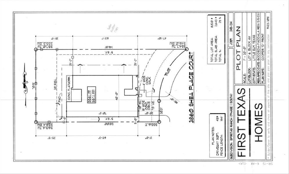 Plot Plan