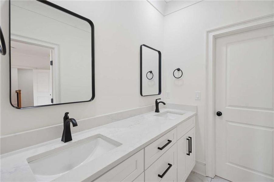 Furnished interior view inside a new home in , Atlanta (Image 5). Furnished interior view inside a new home in , Atlanta (Image 5).