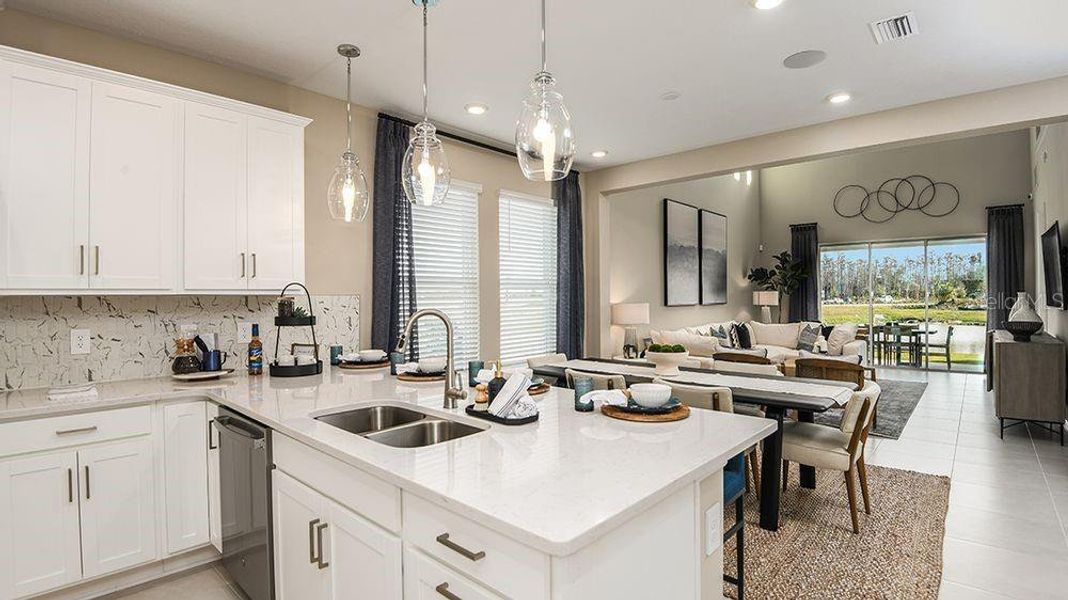 Furnished interior view inside a new home in Westview Community Group Page, Kissimmee (Image 14).
