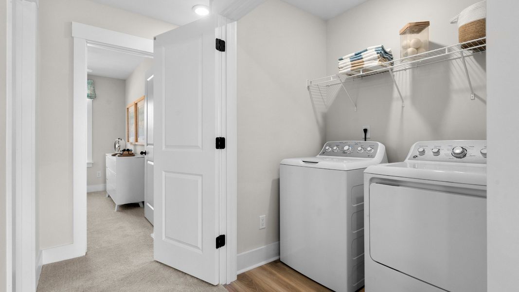 Representative furnished interior of a home built from the Brookgreen by DRB Homes in Seabreeze Crossing, Little River (Image 19).
