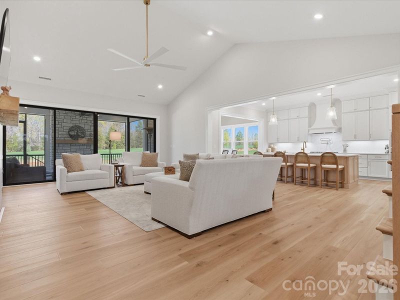 Furnished interior view inside a new home in Broadmoor at Marvin, Marvin (Image 5).