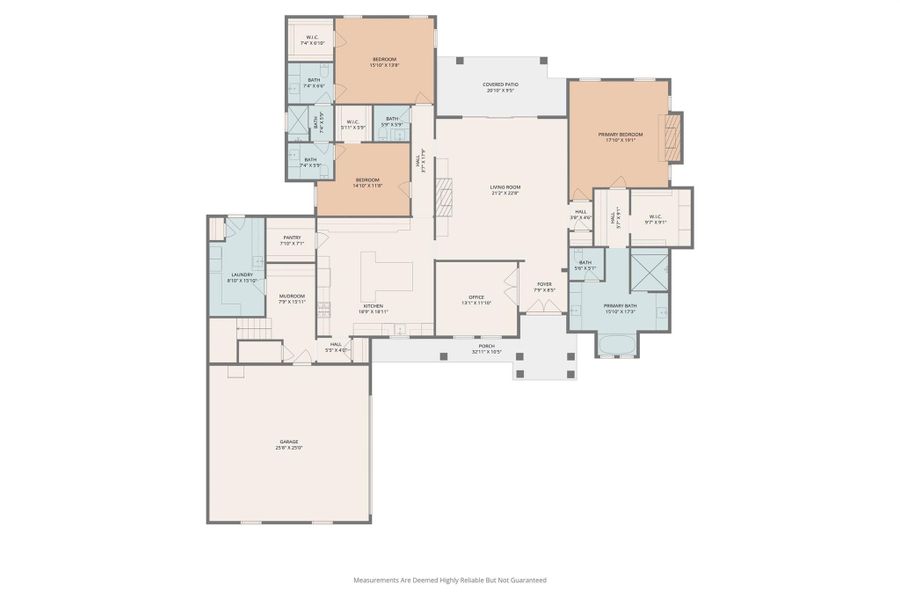 2D floor plan layout of this home in , Montgomery, TX (Image 6).